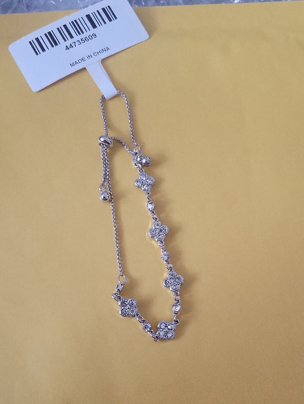 Pave Clover Bracelet